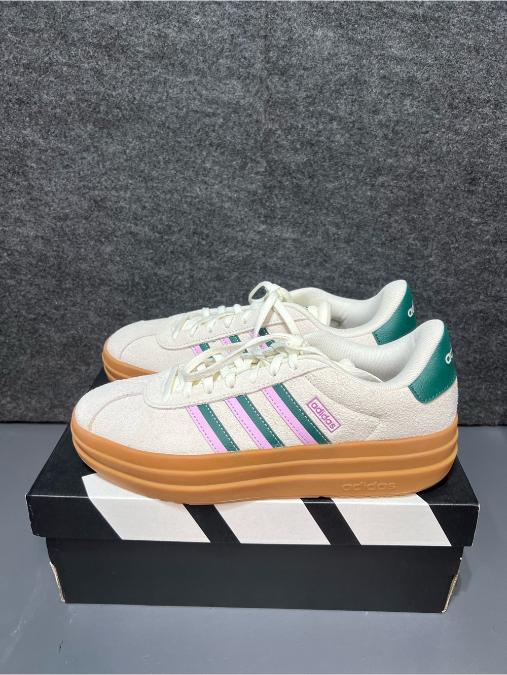 Adidas VL Court Bold Women’s Sneakers Size 8.5 - Picture 5 of 14